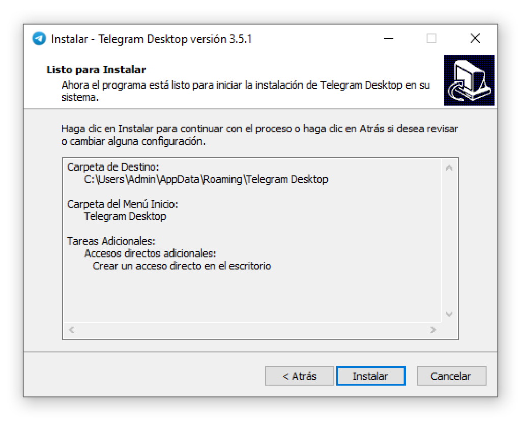descargar telegram gratis para pc
